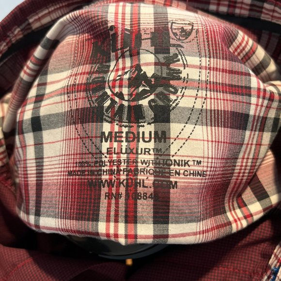 KUHL Men's Polyestor Short Sleeve Button Up - Picture 3 of 3